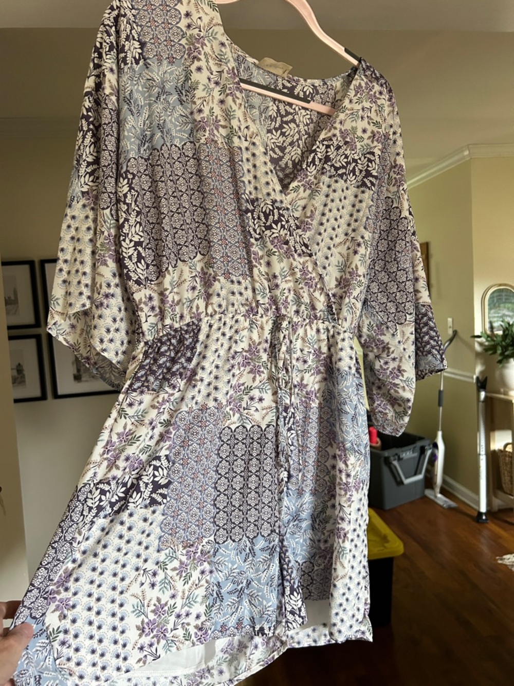 143 Story by Line Up Lavender Floral Maxi Skirt